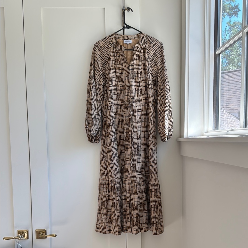 Olivia James Brown Patterned Dress
